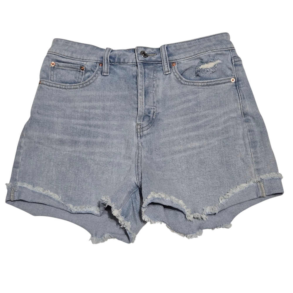 Wild Fable Light Washed Distressed Jeans Short Women US 4